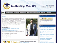 Tablet Screenshot of joepdowling.com